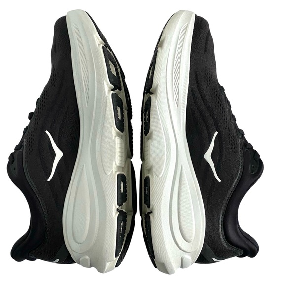 Hoka Bondi 9 Sneakers Men’s Size 9 Extra Wide Black White - Picture 5 of 12